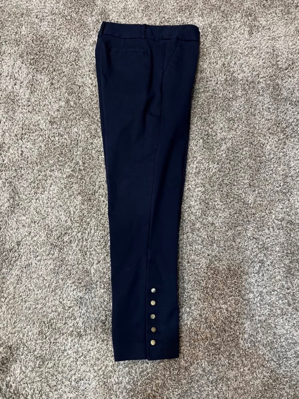 *SIZE 10* TALBOTS NAVY HAMPSHIRE ANKLE PANTS